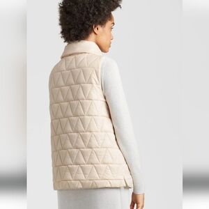 Elileen fisher quilted vest size XS fits big